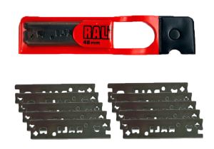 Chromstahl Wendemesser 48mm - 10er Pack